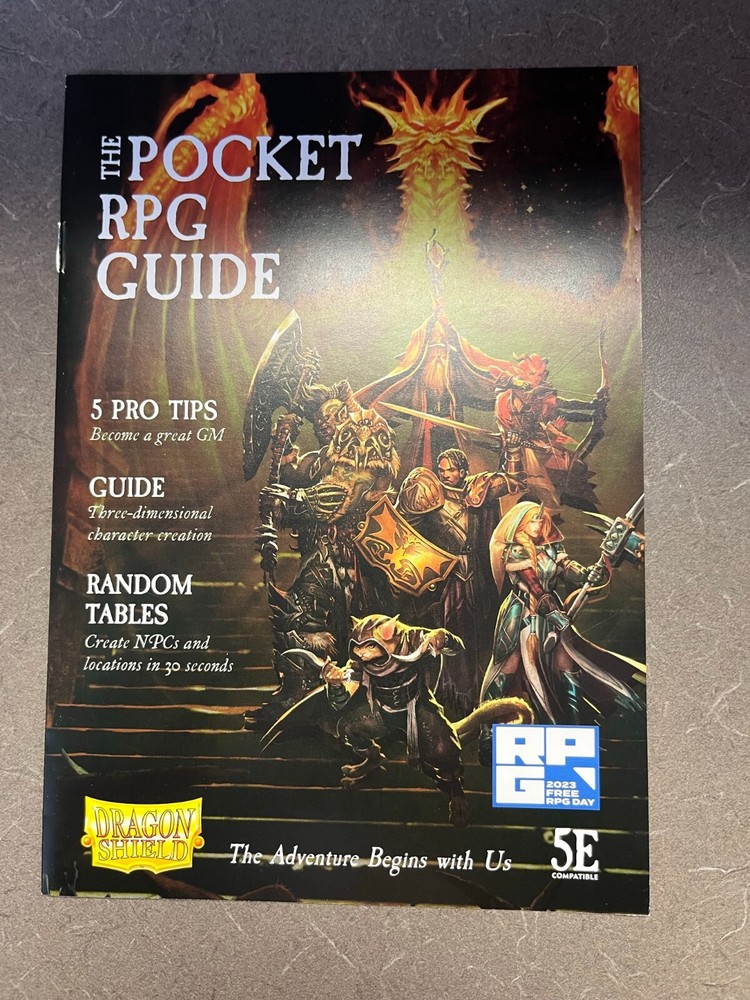 Free RPG Day 2023 Pocket PRG Guide