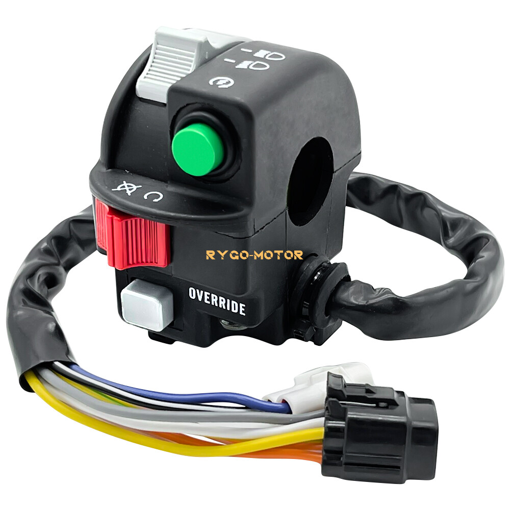 Left Handlebar Switch Start Kill Stop Headlight for Suzuki King Quad 500 750 4x4