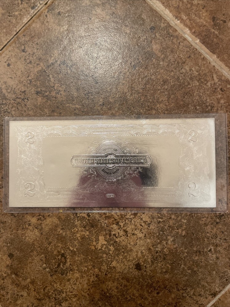 1899 2 dollar silver certificate