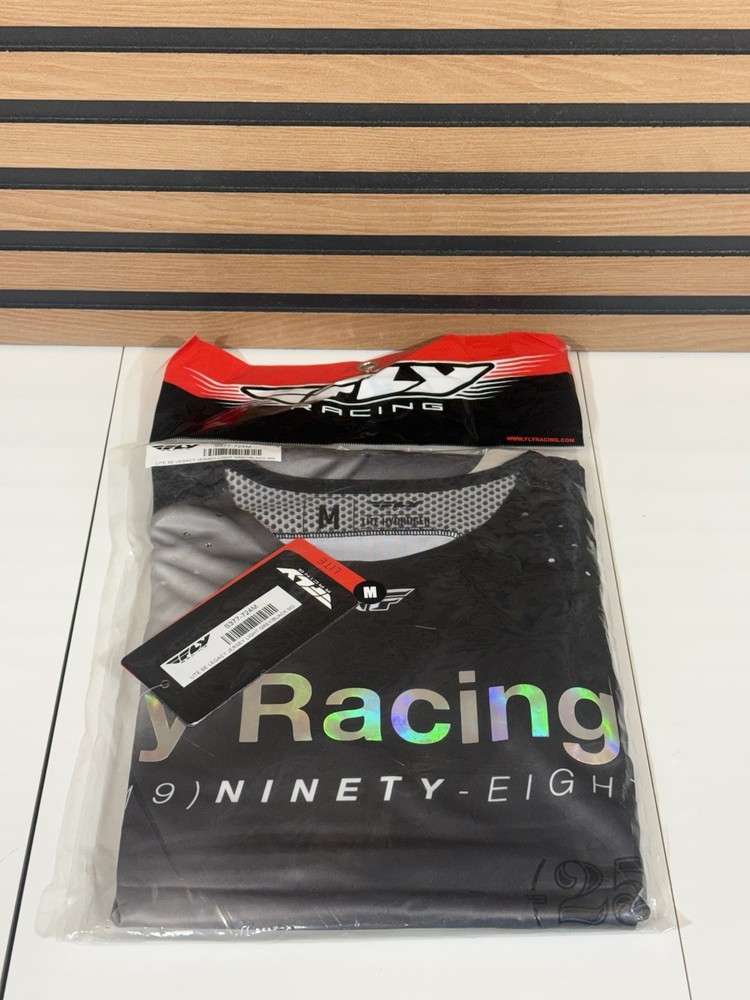 FLY Racing Lite SE Legacy Jersey Light Grey /Black  - Medium