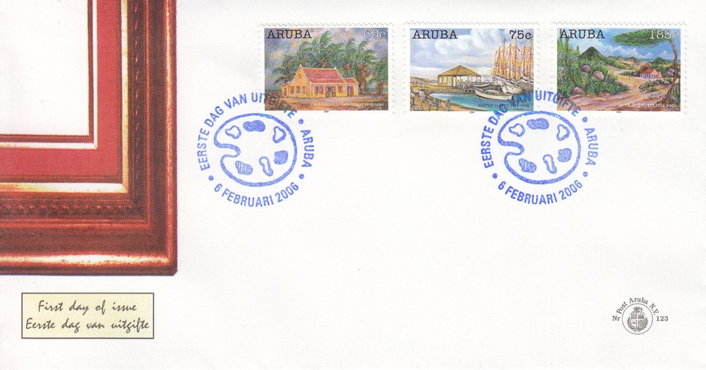 Aruba Issue FDC 2006 (123) Art