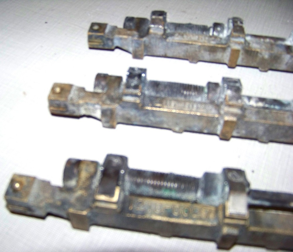 3 Multi 1250 Printing Press Gripper Bars