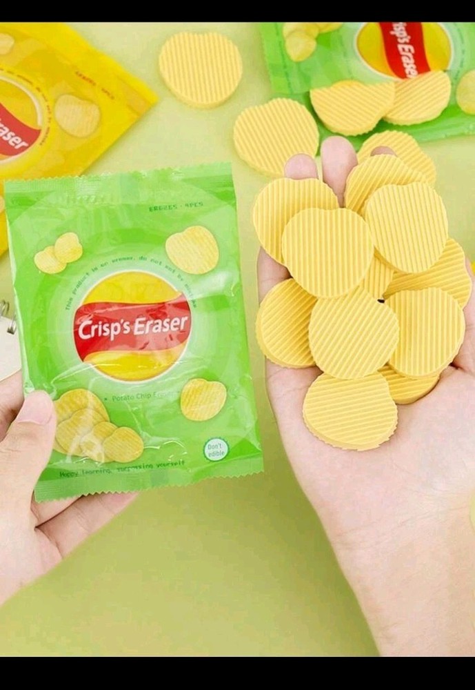Eraser Shaped Chips Embedded Like Potatoes Student School