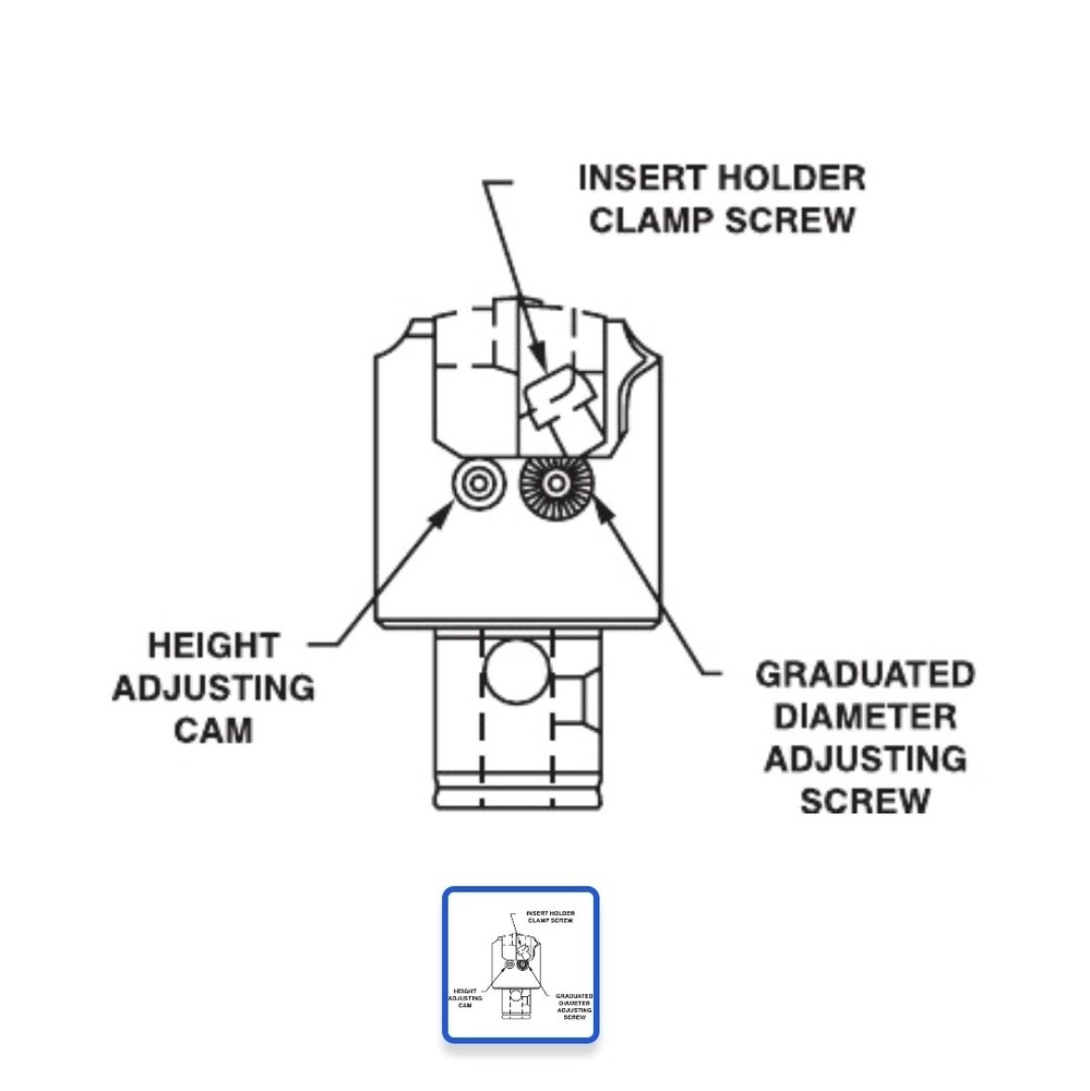 Parlec 4505-11 Diameter Adjust Screw