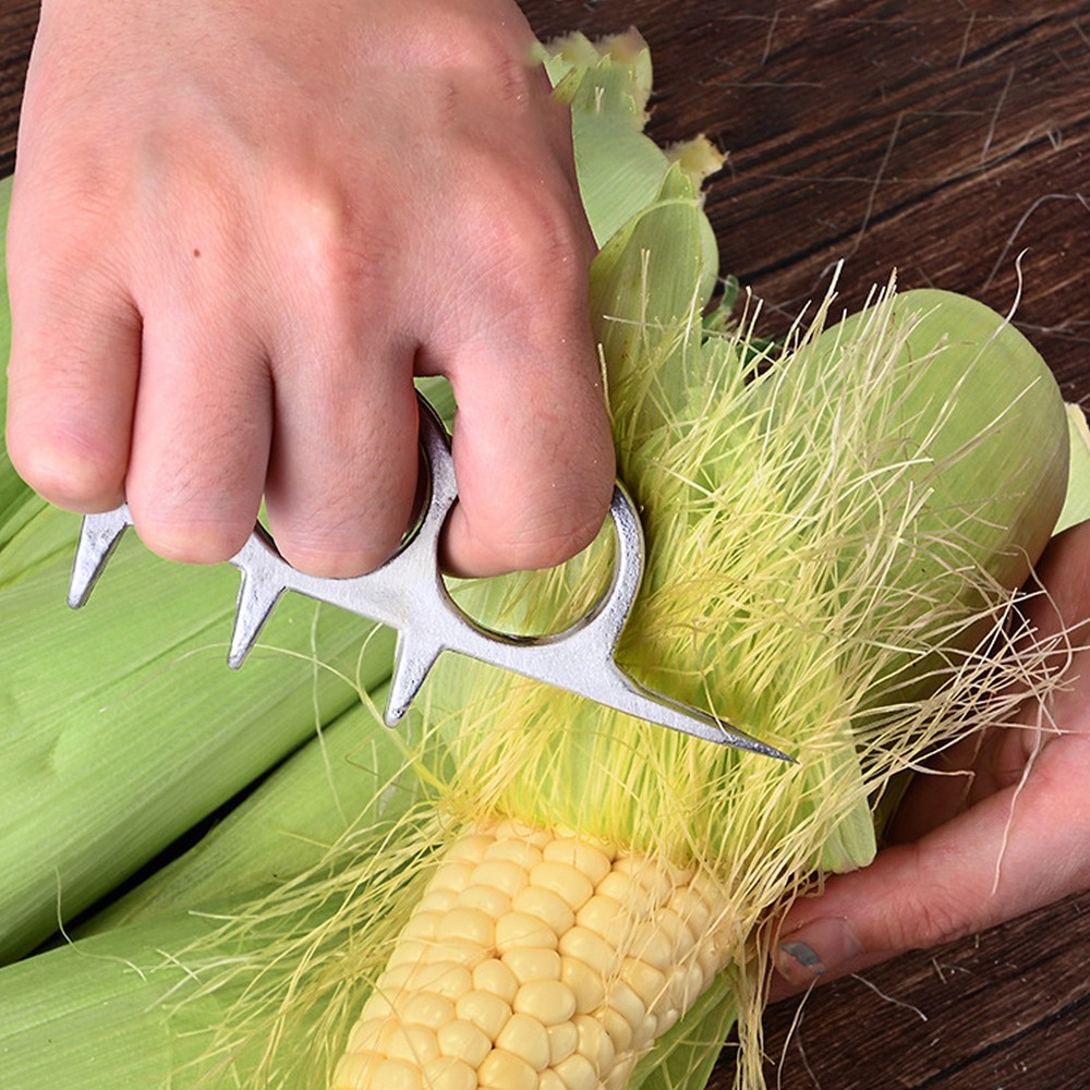 Corn Peeler Aluminum Alloy Corn Quick Corn Cutter Tool Husker High Hardness Corn