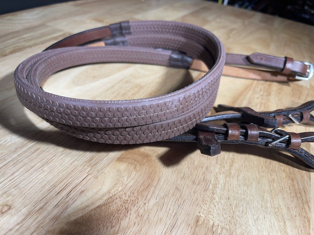 Leaders Classic Rubber Grip Reins - Great Quality!