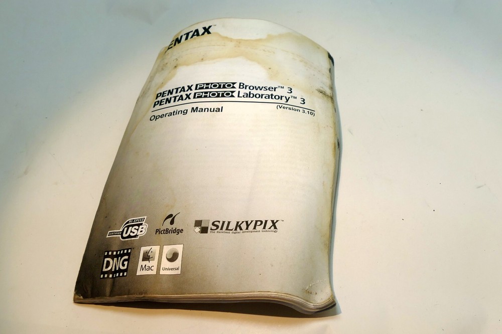 Pentax Photo Browser Labaratory 3 Guide Manual Instructions Version 3.10