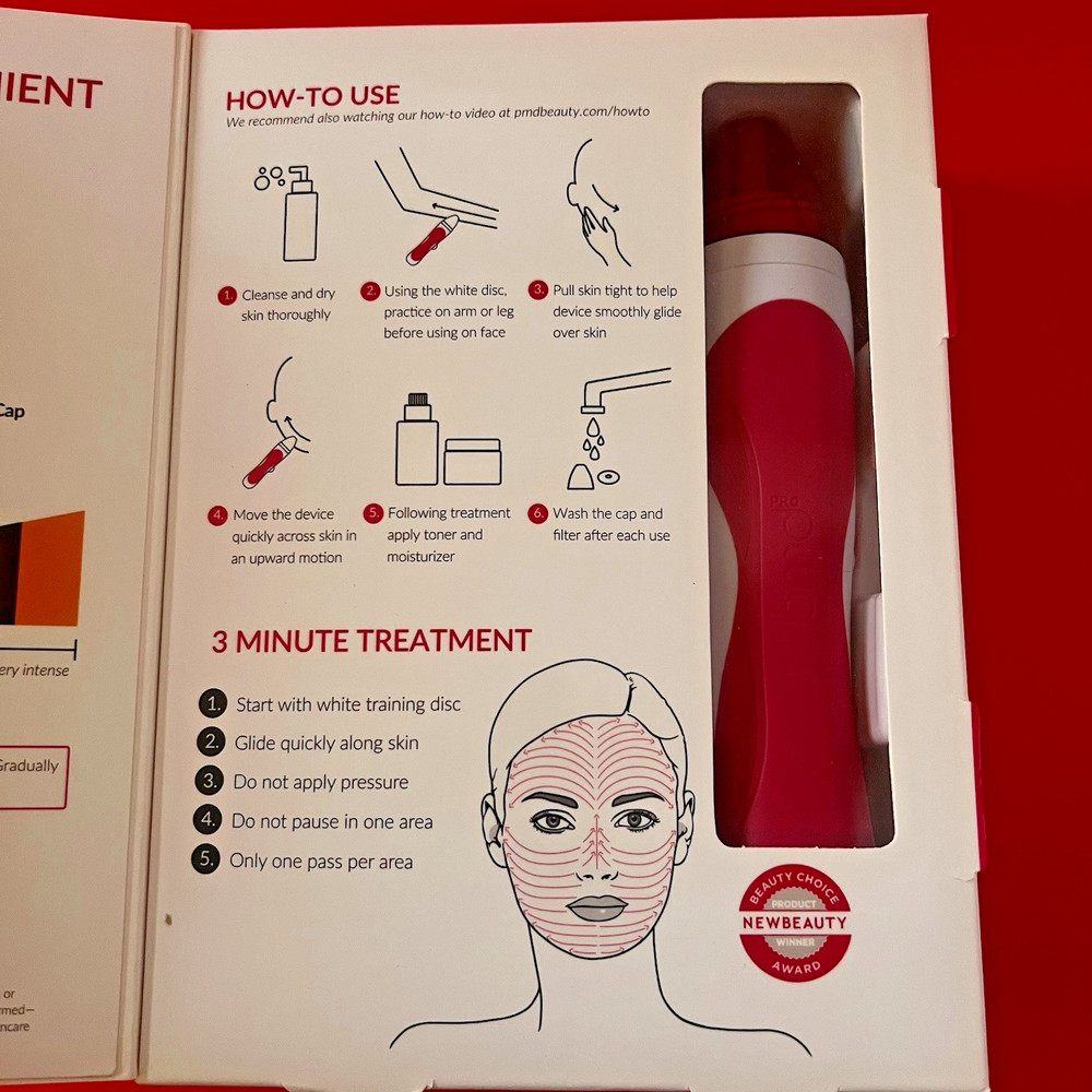 PMD Personal Microderm PRO CLINICAL GRADE Home Microdermabrasion Device Set