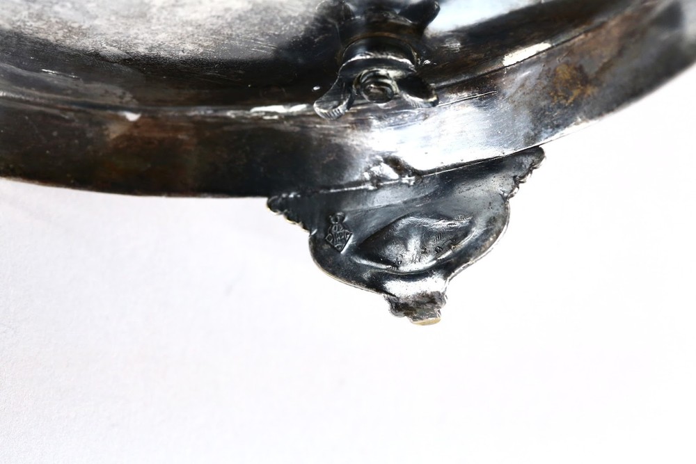 Victorian Silver Plated Biscuit Barrel - Registered 1877, Unknown Maker