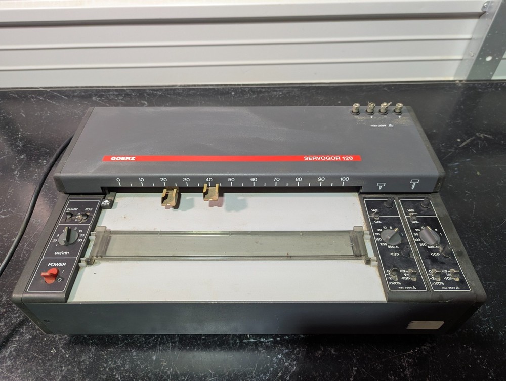 Goerz Servogor 120 Flatbed Chart Recorder 881200275