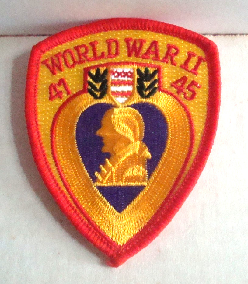 WORLD WAR  2    PATCH  3  INCH