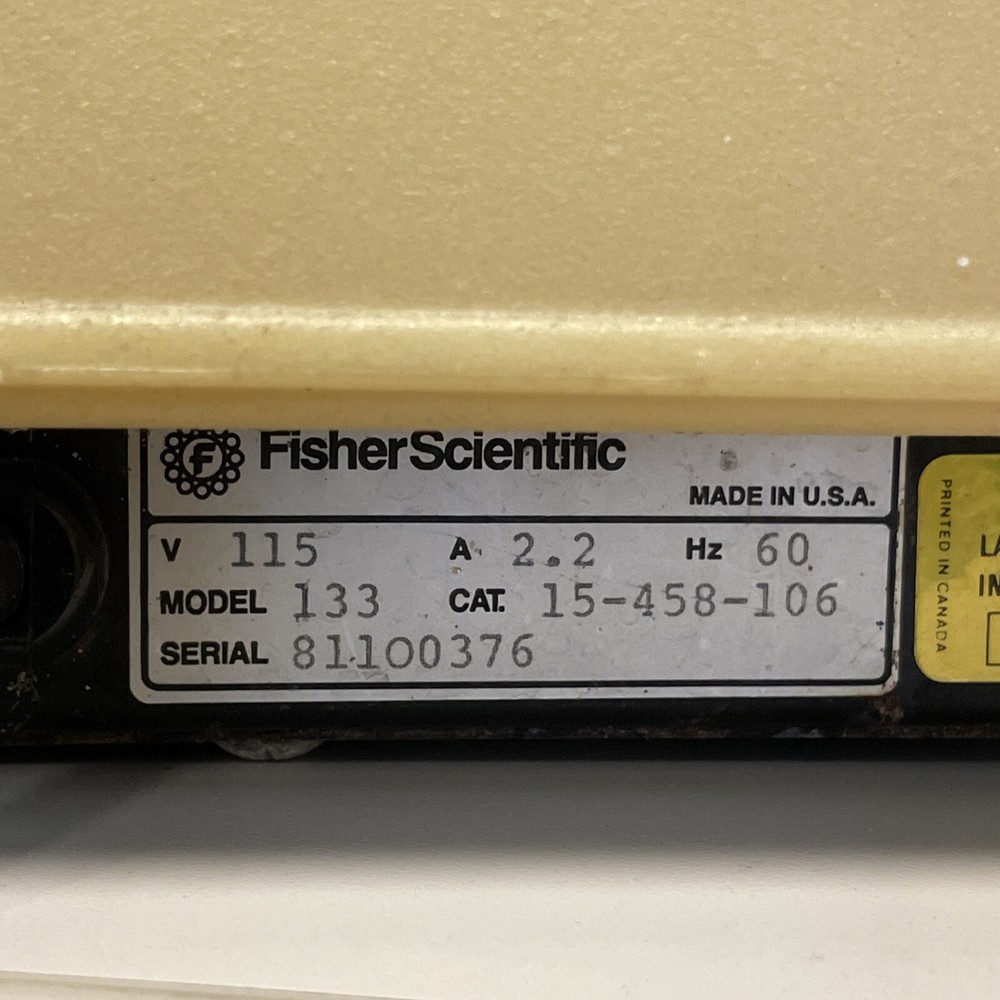 Fisher Scientific Versa-Bath Heated Water Bath Model 133 - Pre Owned