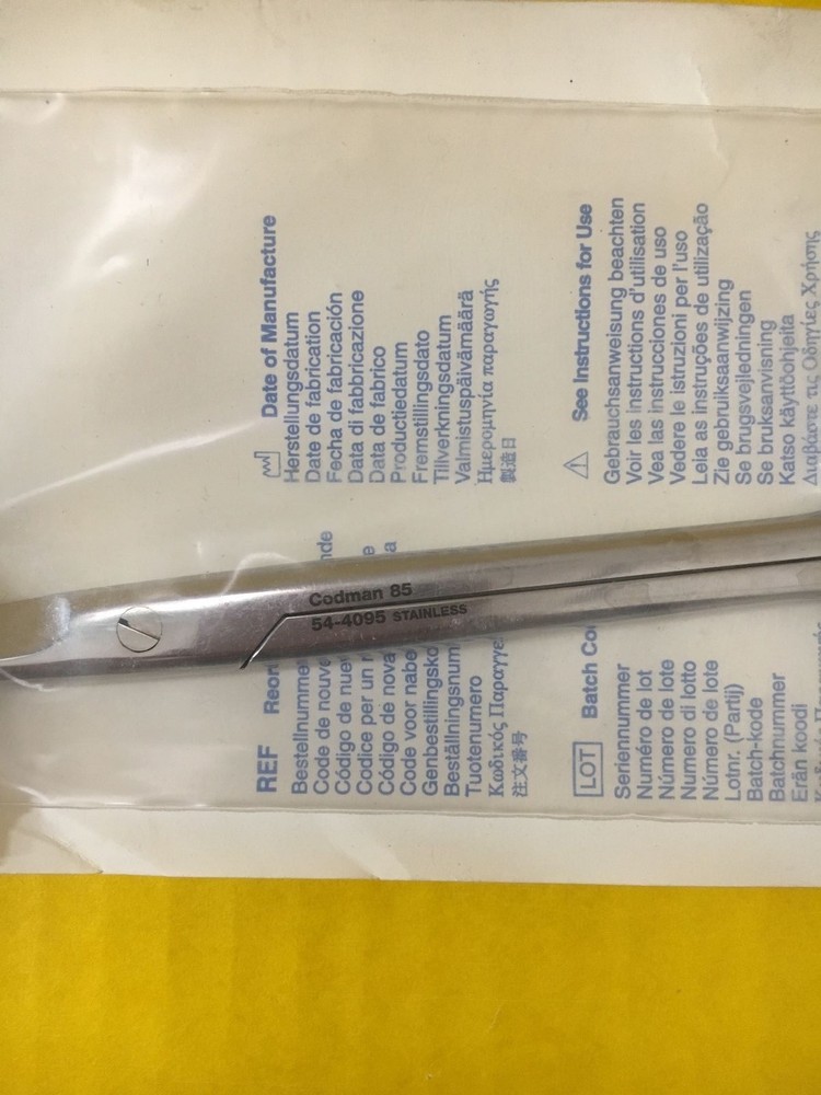 Codman Surgical Mayo Scissors, Curved, 6-3/4" REF: 54-4095