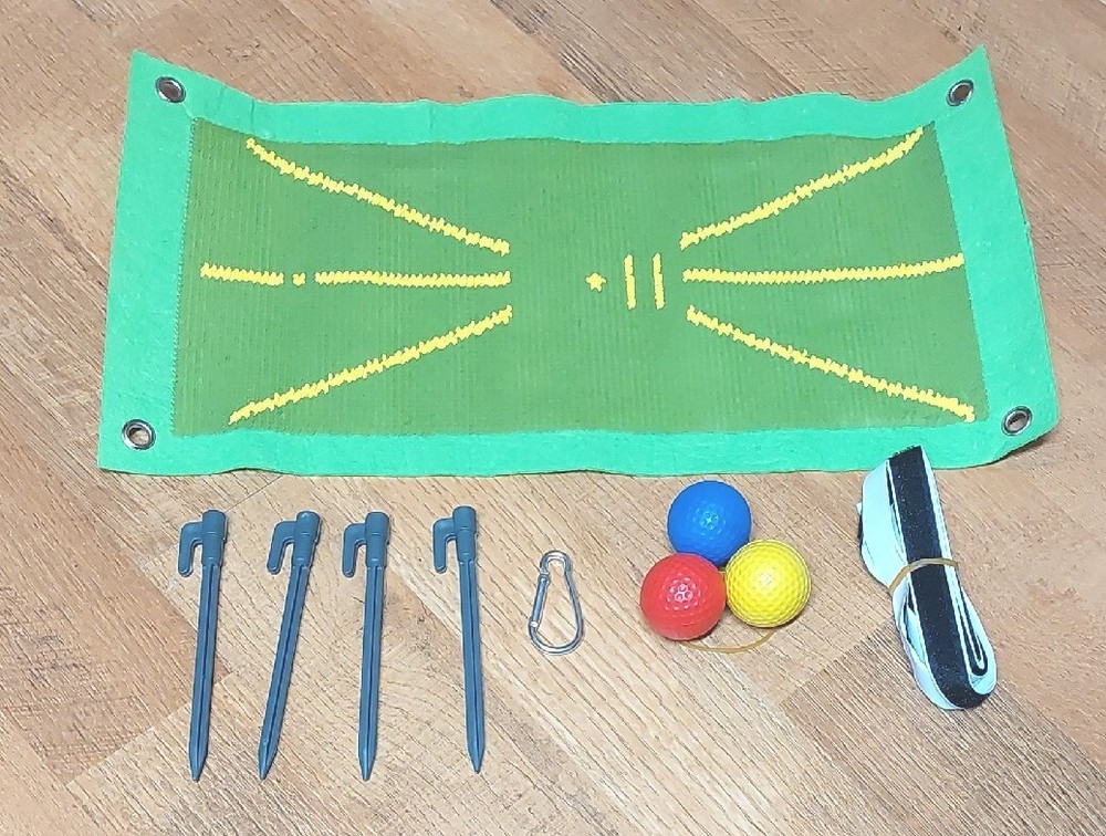 8PC/Set Golf Training Mat for Swing Detection Batting Practice Training Aid Game