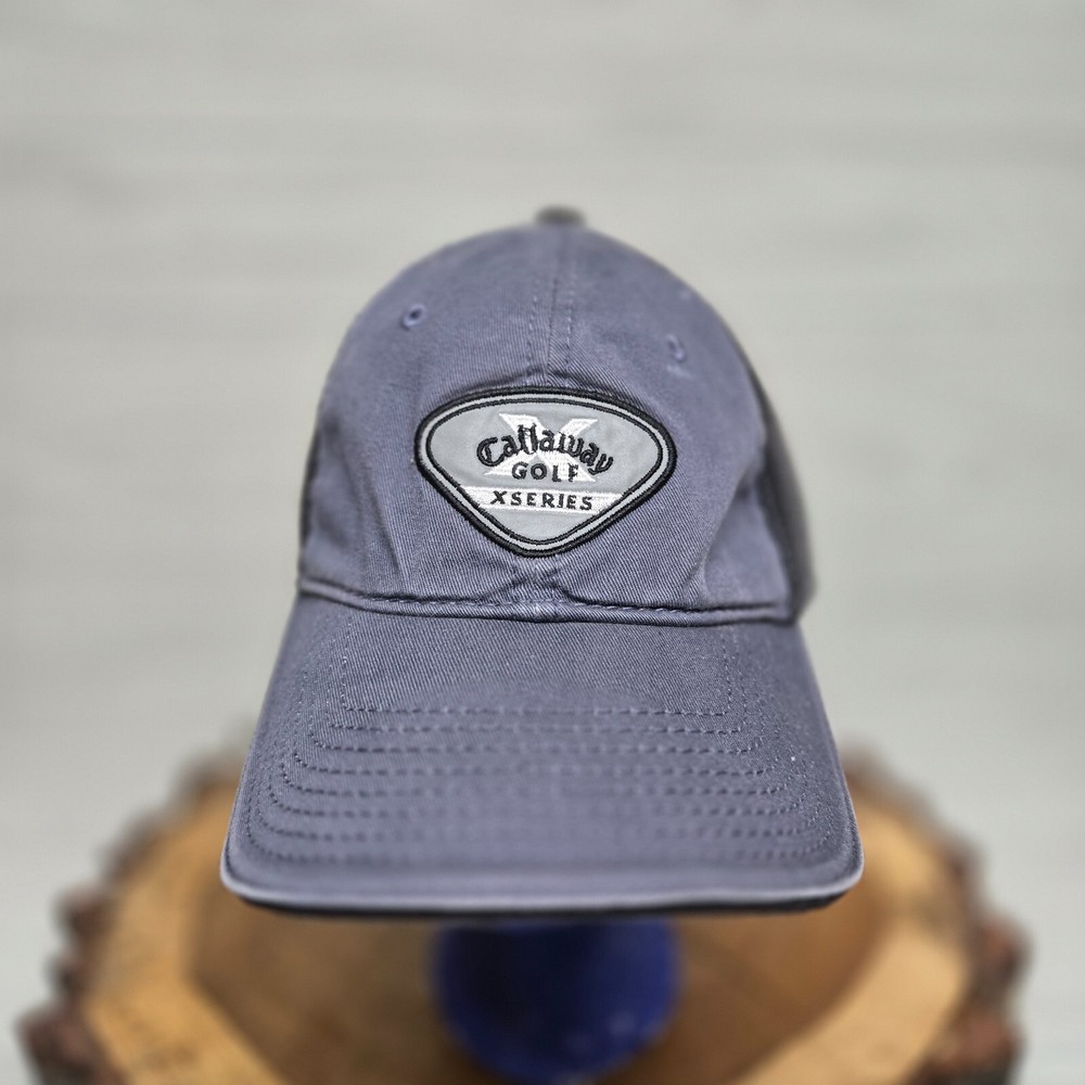 Callaway Golf Hat X Series Blue Black Adjustable Strap Cap Adult Adjustable