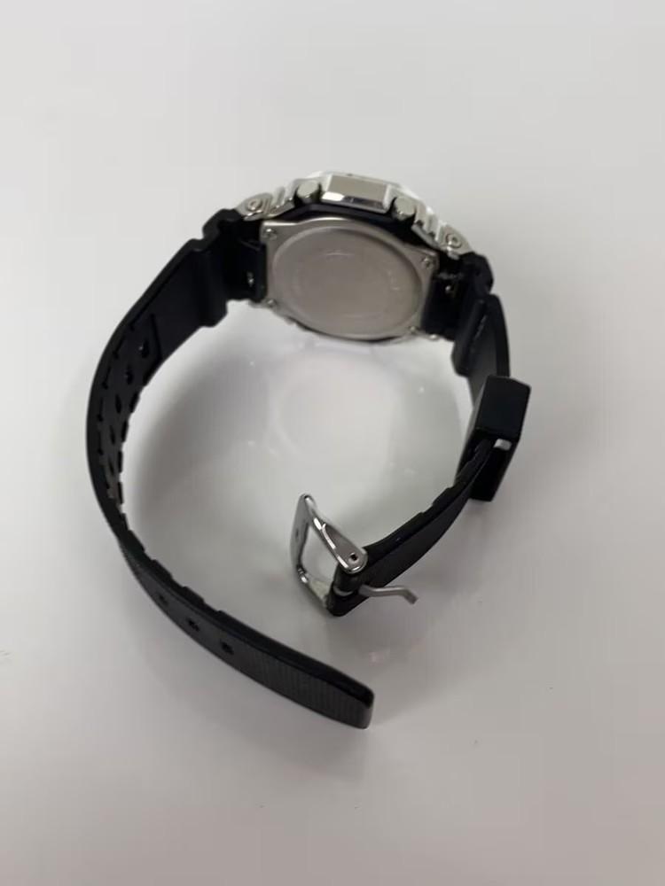 CASIO Quartz Watch G SHOCK Digital Analog Rubber SLV
