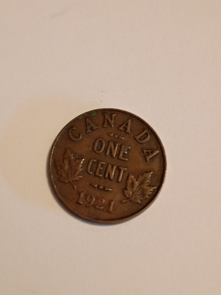 1921 Small Canadian Penny