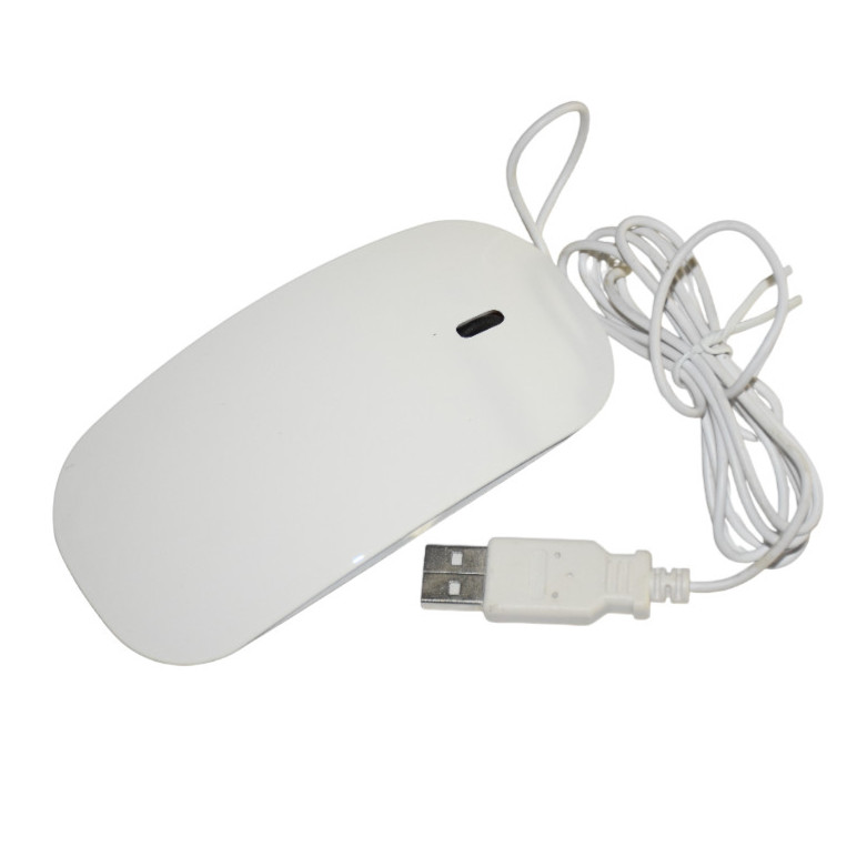 CAN 800DPI White Color Optical USB Wired Mouse Replacement White CAN-101MS
