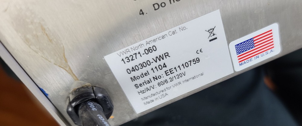 VWR Scientific 1104 Recirculator ~ Working Condition