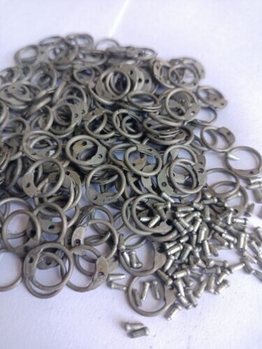 Mild Steel Round Riveted Ring Chainmail Rings Solid Round Rings 9 mm Oiled