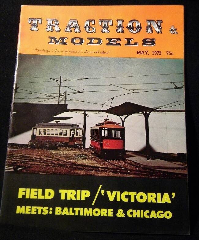 Traction & Models 1972 May Amtrak Victoria by Trolley