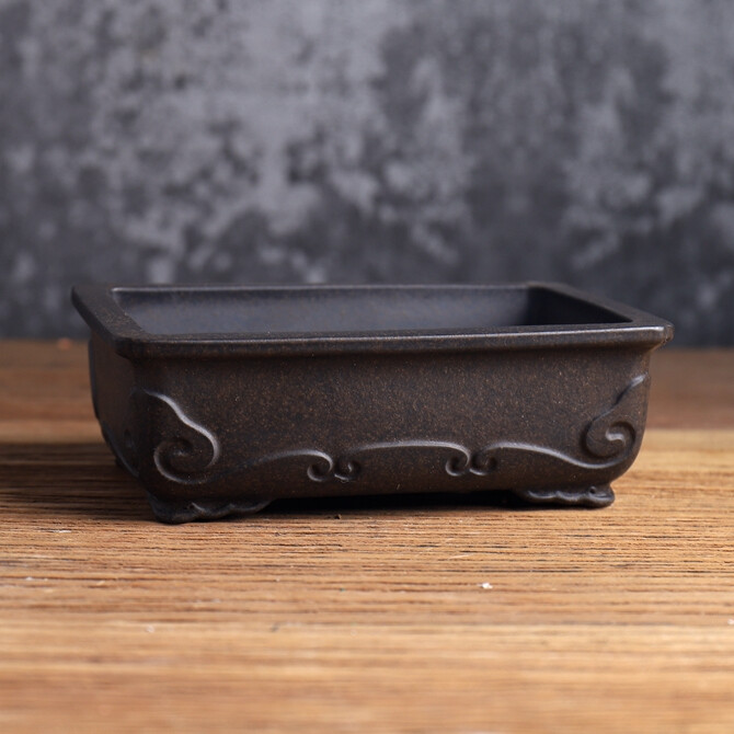Ceramic Bonsia Flower Pot Garden Decoration Redware