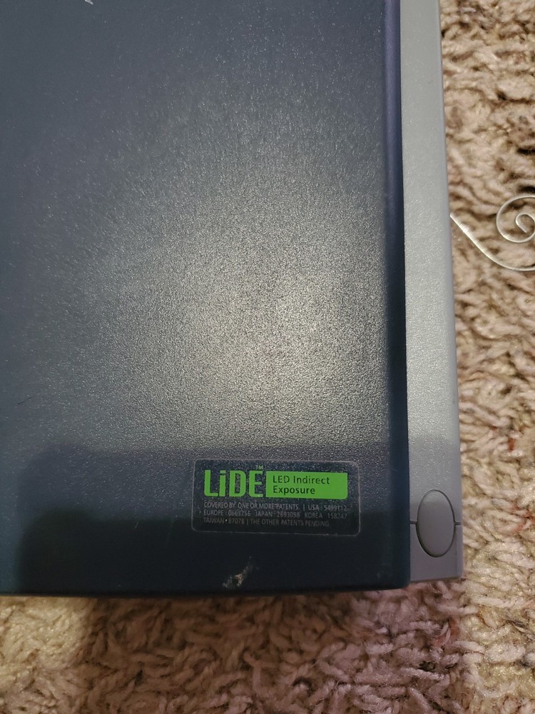 Canon CanoScan Lide 20 Flatbed Scanner Untested, No Cords