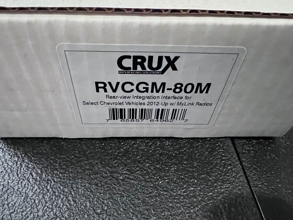 Crux RVCGM-80M Rear Camera Integration Interface for Select Chevrolet