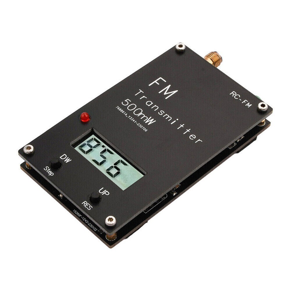 Long Range FM Stereo Transmitter With Adjustable Frequency And Memory Function