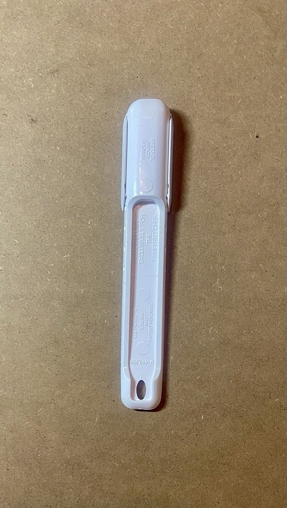 Pampered Chef 1tsp/5ml Adjustable Measuring Spoon Made in USA White