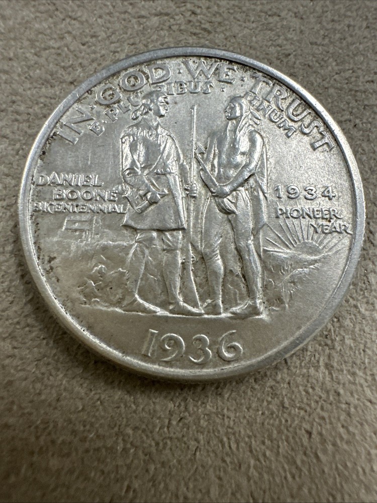 1936 Daniel Boone Silver Half Dollar