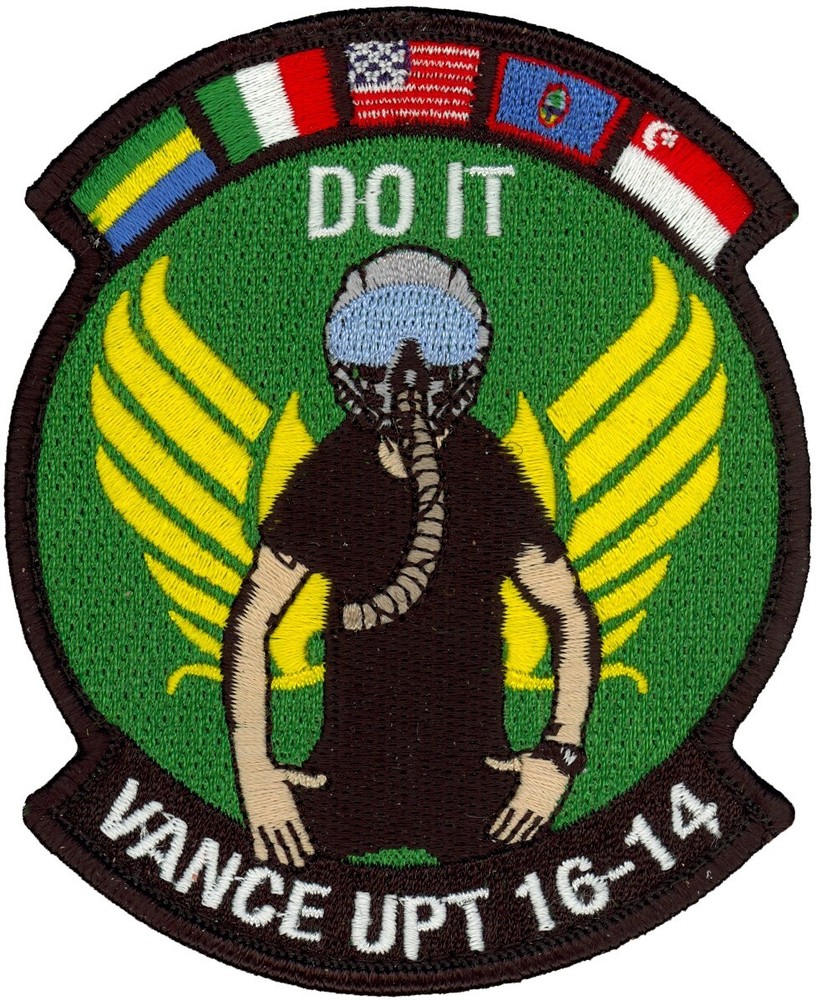USAF VANCE SPECIALIZED UNDERGRADUATE PILOT TRAINING CLASS 2016-14 PATCH