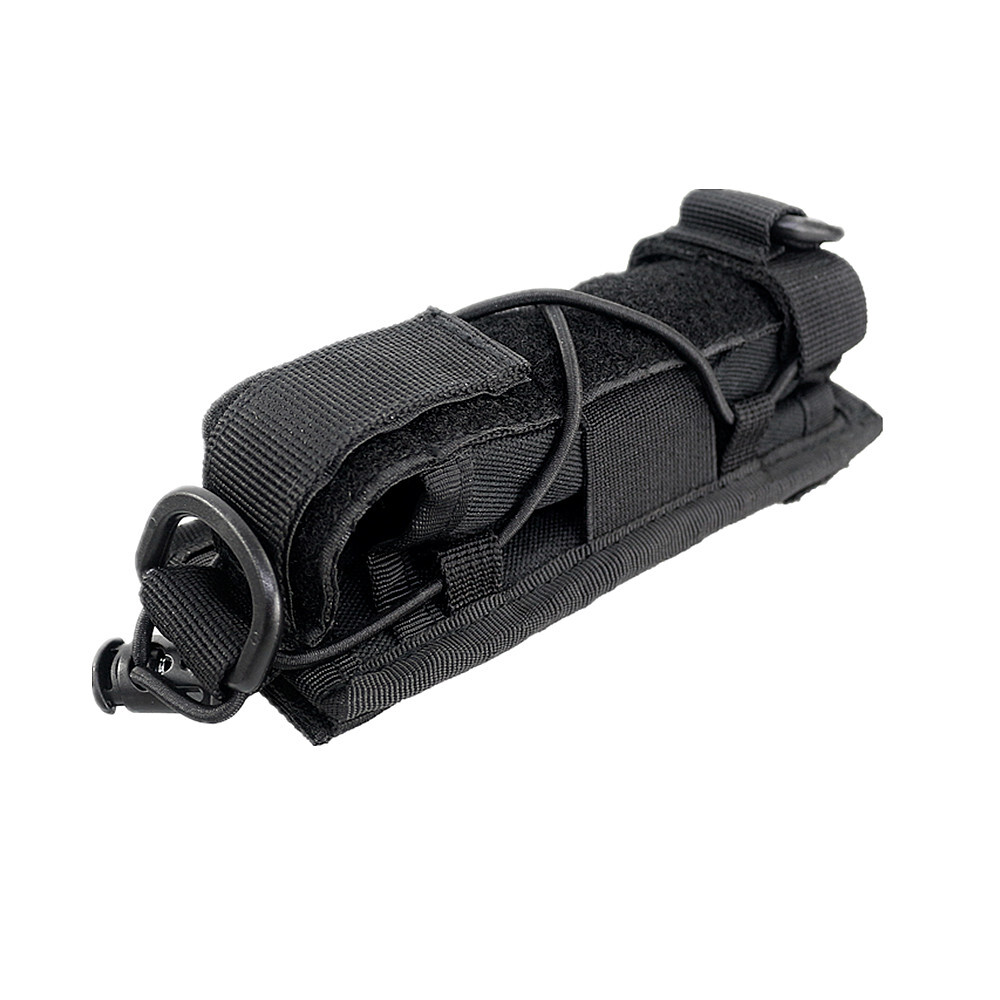 Molle Flashlight Holder with Open-top MOLLE Strap Vertical & Horizontal Carrying