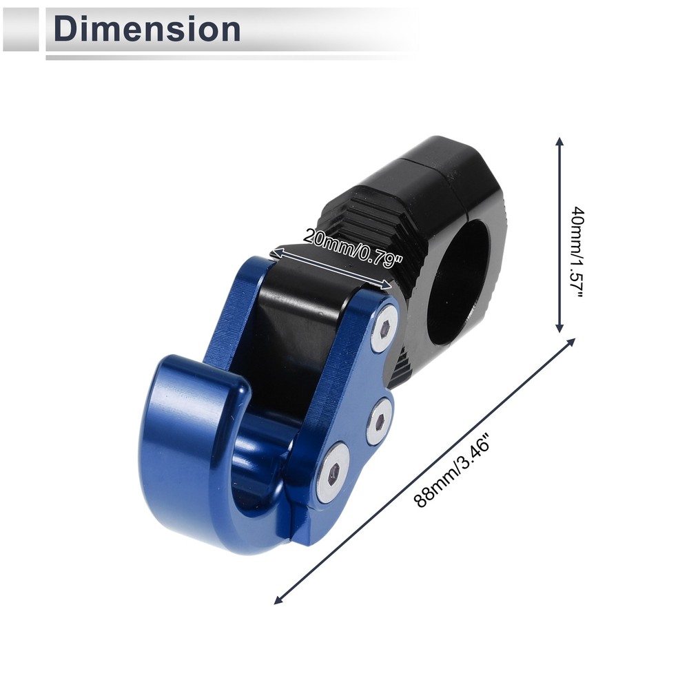 Alluper Motorcycle Hook for Minio 1 Set Blue