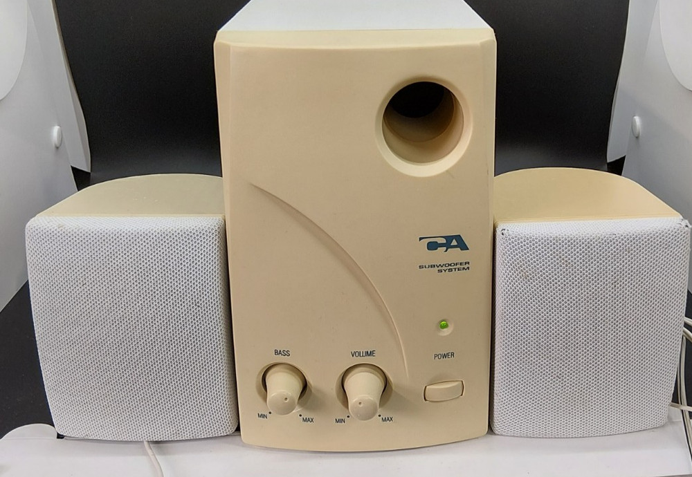 Vintage Altec Lansing Computer Speaker System  - With Subwoofer
