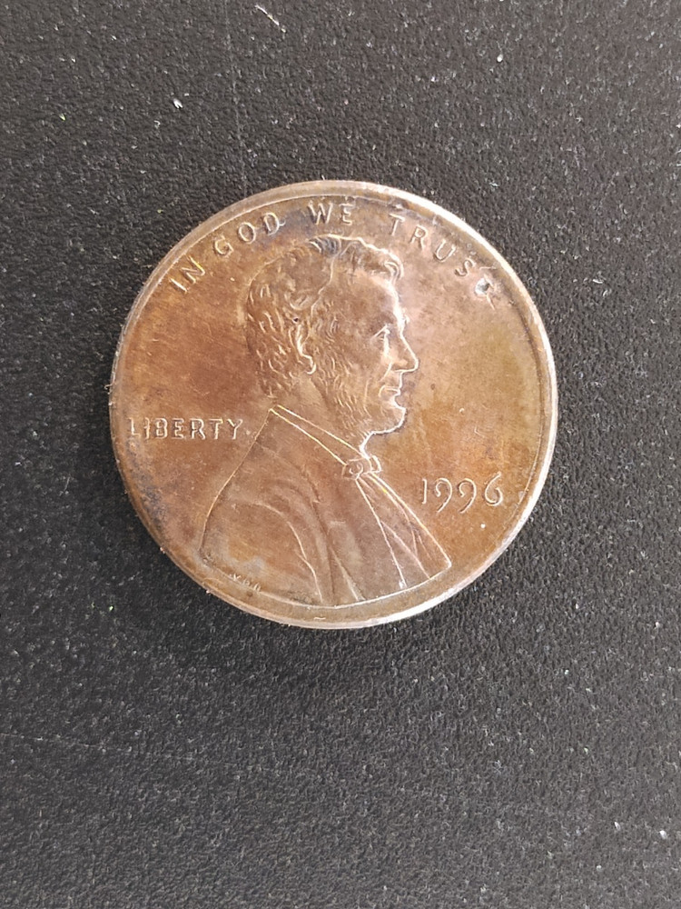 1996 Lincoln 1 cent NMM DD/Obverse and Reverse