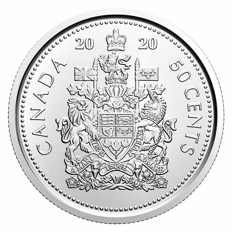 Canada 2020 Canadian 50 Cent Half Dollar Coin Uncirculated