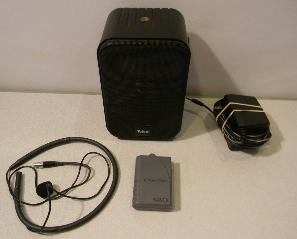 Telex SF-1 ClassMate Amplification System 195.8 MHz Wireless Mic & Speaker