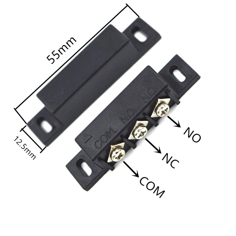 2Pack MC-31B Magnetic Reed Switch Wired Surface Mount Normally Open Closed NC...