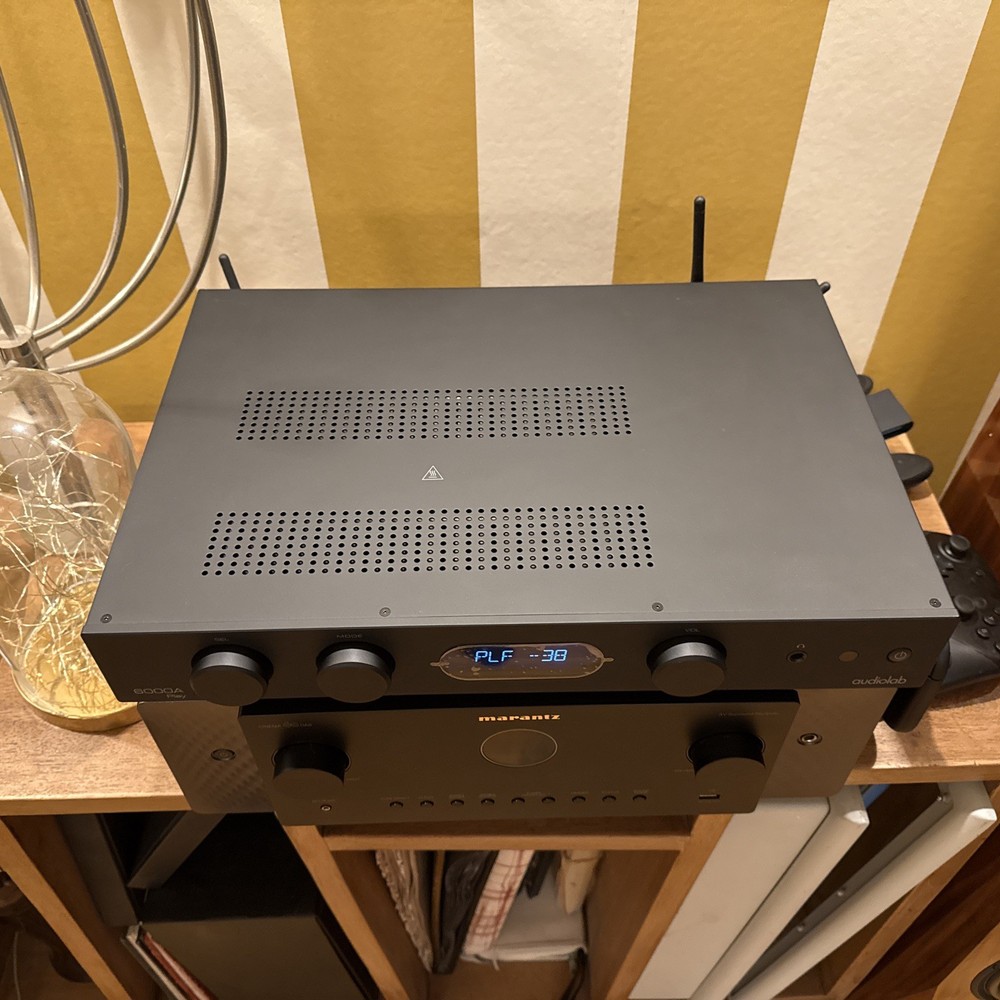 Audiolab 6000A Play Amplifier Streaming Player Black Excellent Condition.