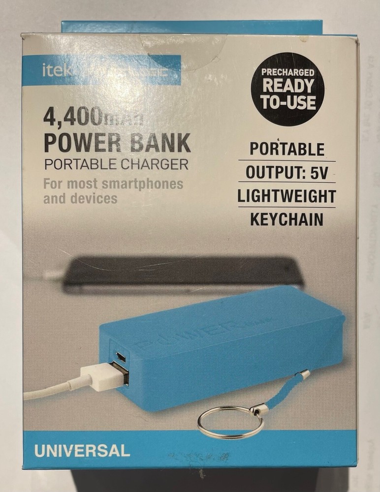 itek 4400 power bank Blue