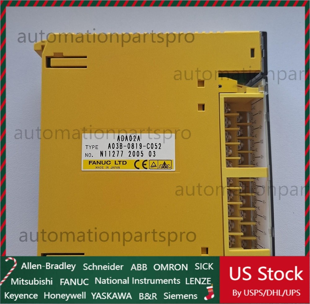 Fanuc A03B-0819-C052 analog output module ADA02A.