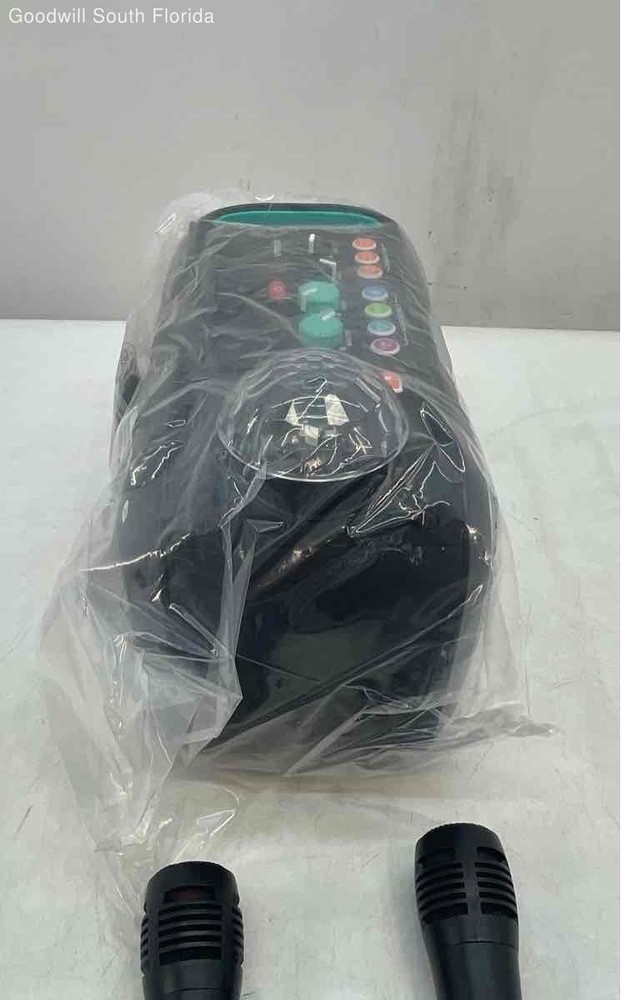 VTech Super Sound Black Bluetooth Dual Microphones Karaoke Machine System