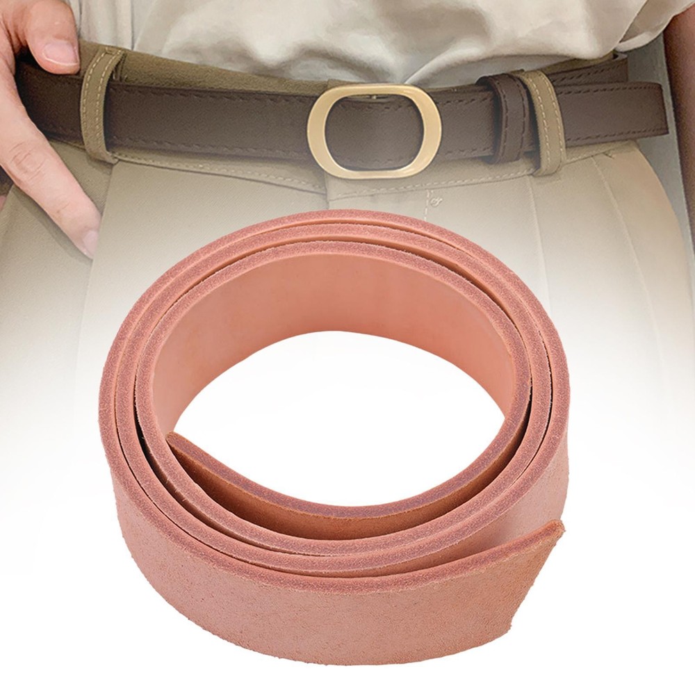 PU Leather Strap Flat Leather Belt Strips Multipurpose Leather Belt for DIY