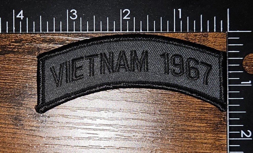 Vietnam 1967 Military Segment Rocker Uniform Patch