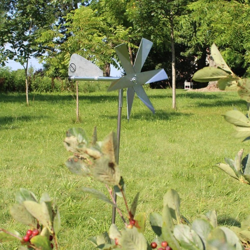 Lehman's Mole Chasing Humane Deterrent Windmill Covers20000Feet Using Vibrations