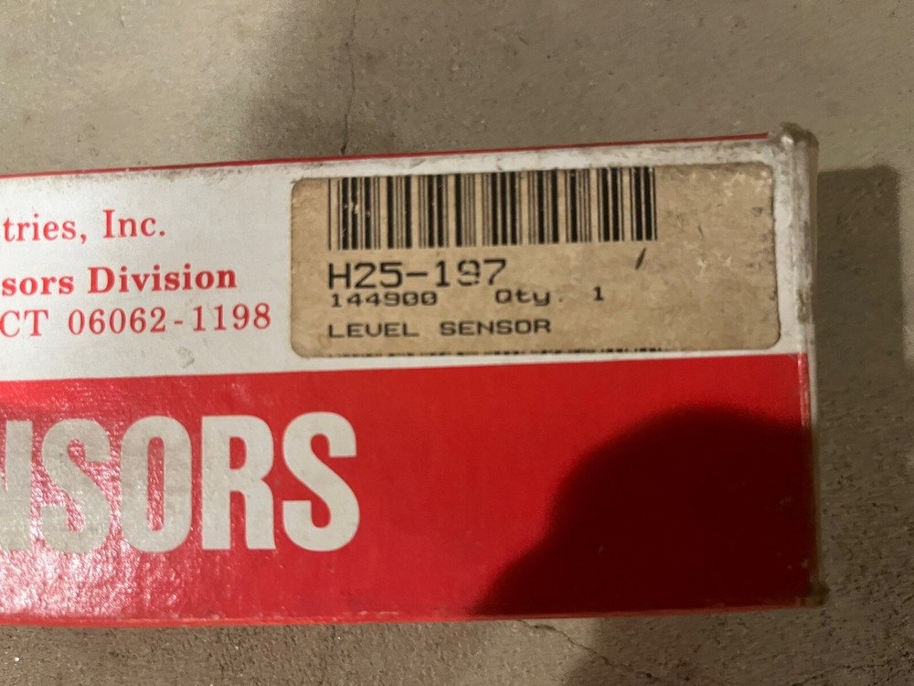 GEMS Level Sensor H25-197