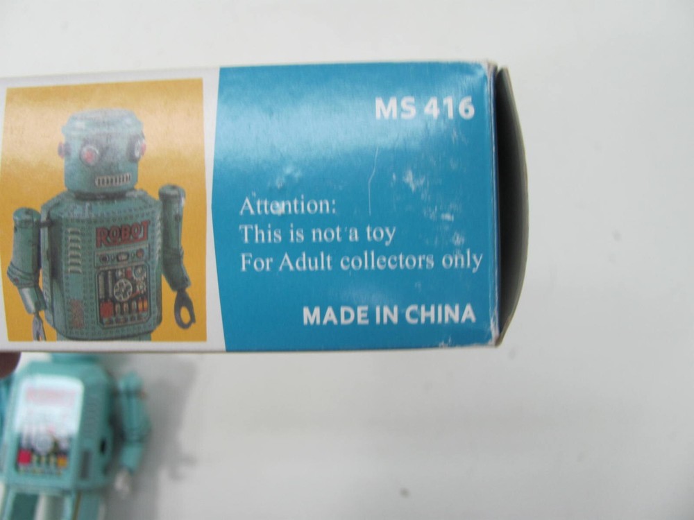 MS 416 ROBOT LILLIPUT WIND UP TIN ROBOT MINT