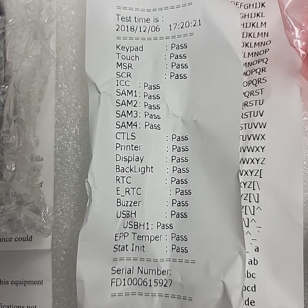 First Data FD130T Credit Card Terminal POS Card Reader, NEW