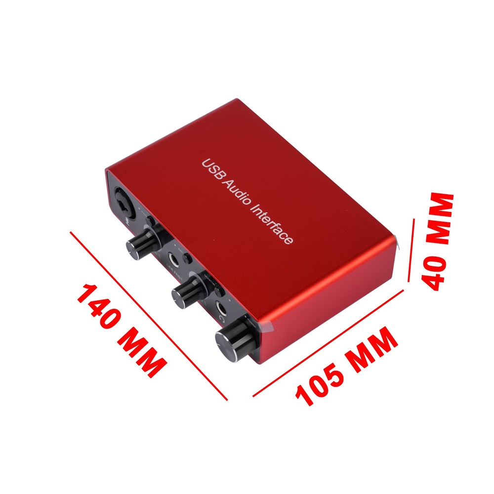 3rd Gen USB Audio Interface High-Fidelity Studio Quality Recording Zero-Latency